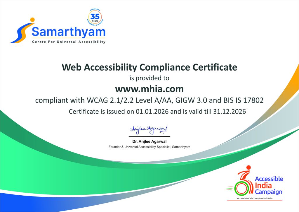 Compliance Certificate MHIA 2026